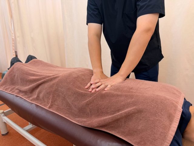 施術の写真